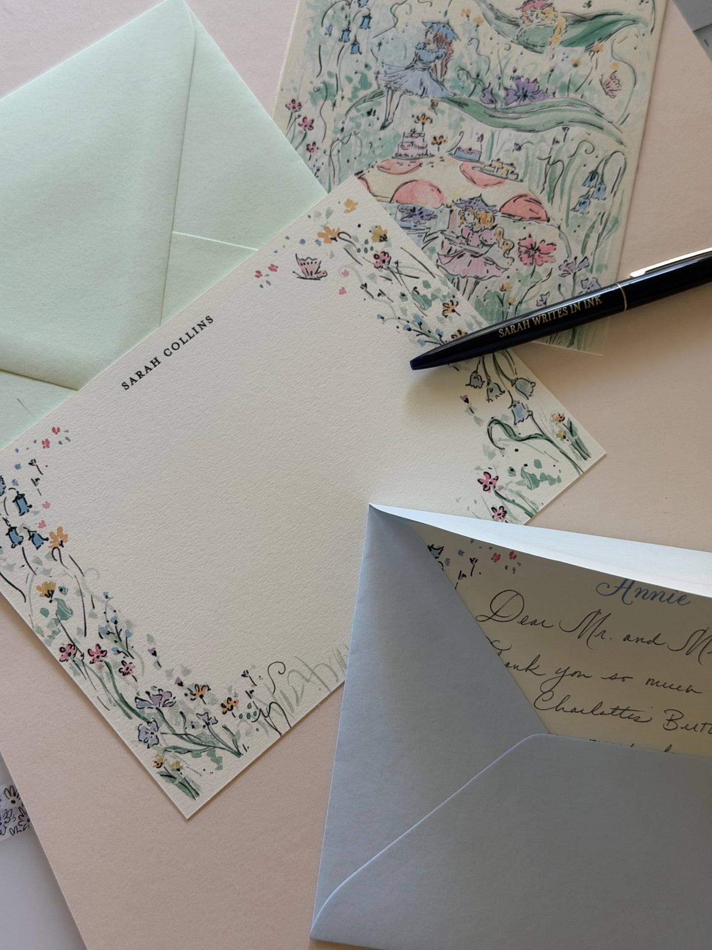 Fairy Garden Stationery Set