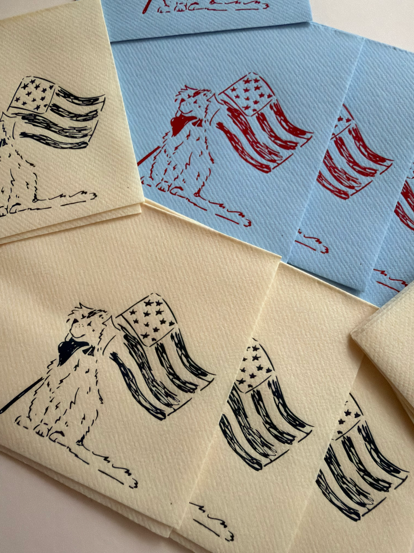 Winston Made in the USA Napkins - Navy & White