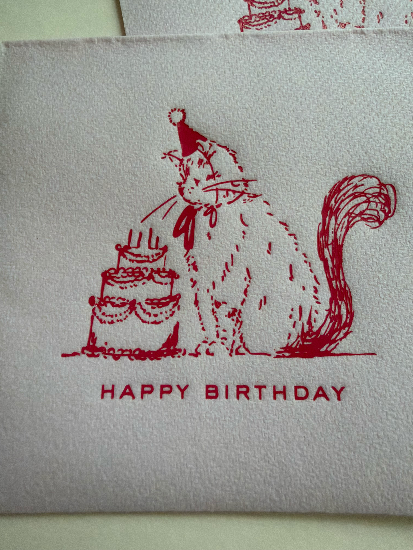 Kiko Birthday Napkins - Hot Pink