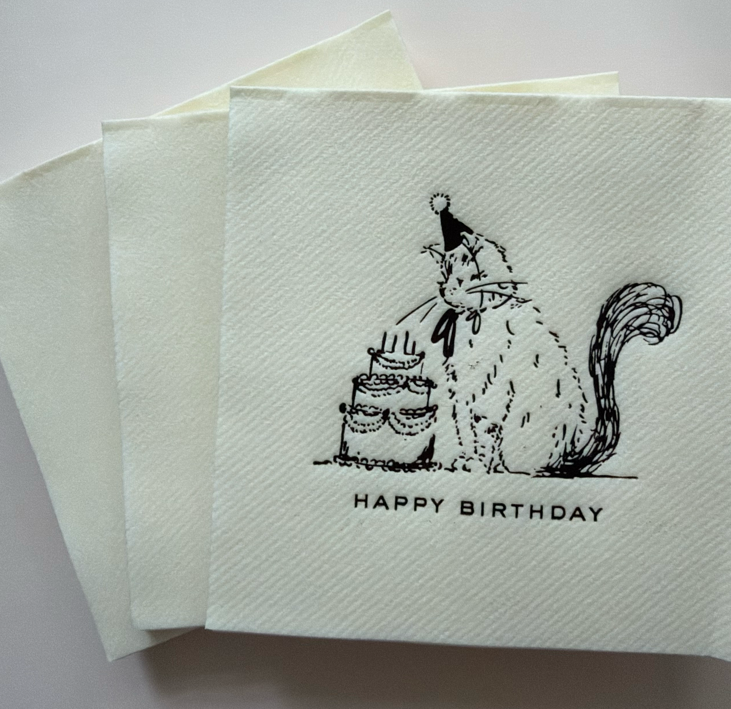 Kiko Birthday Napkins - Black & Ivory