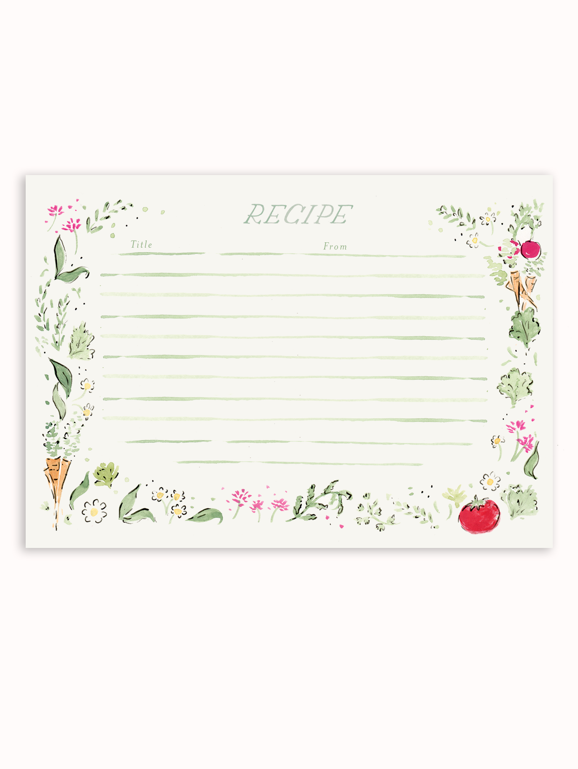 Greens Recipe Card