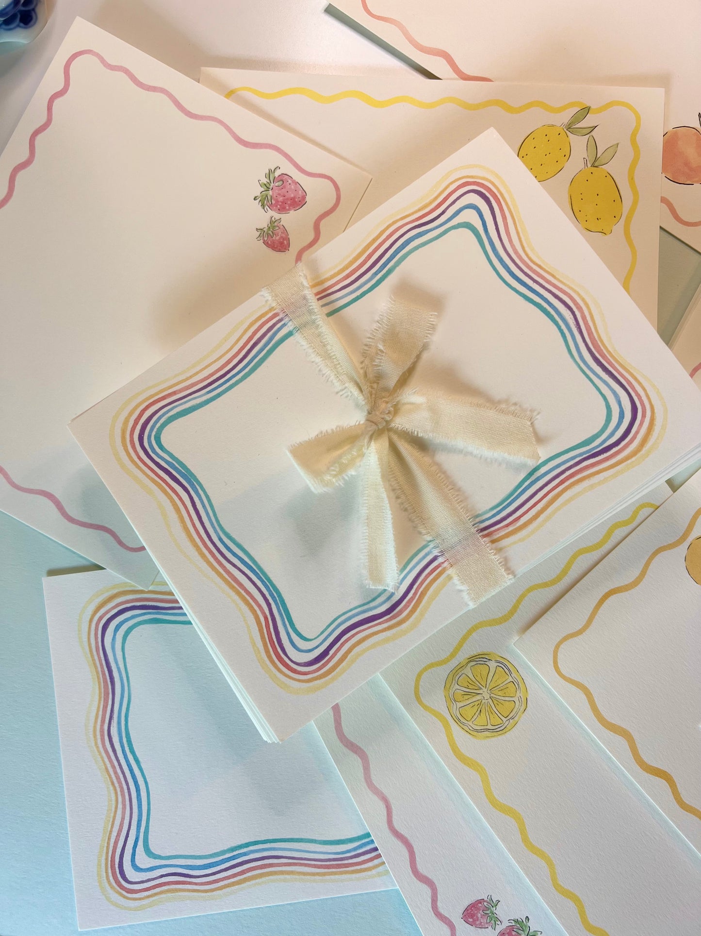 Lemon Stationery Set