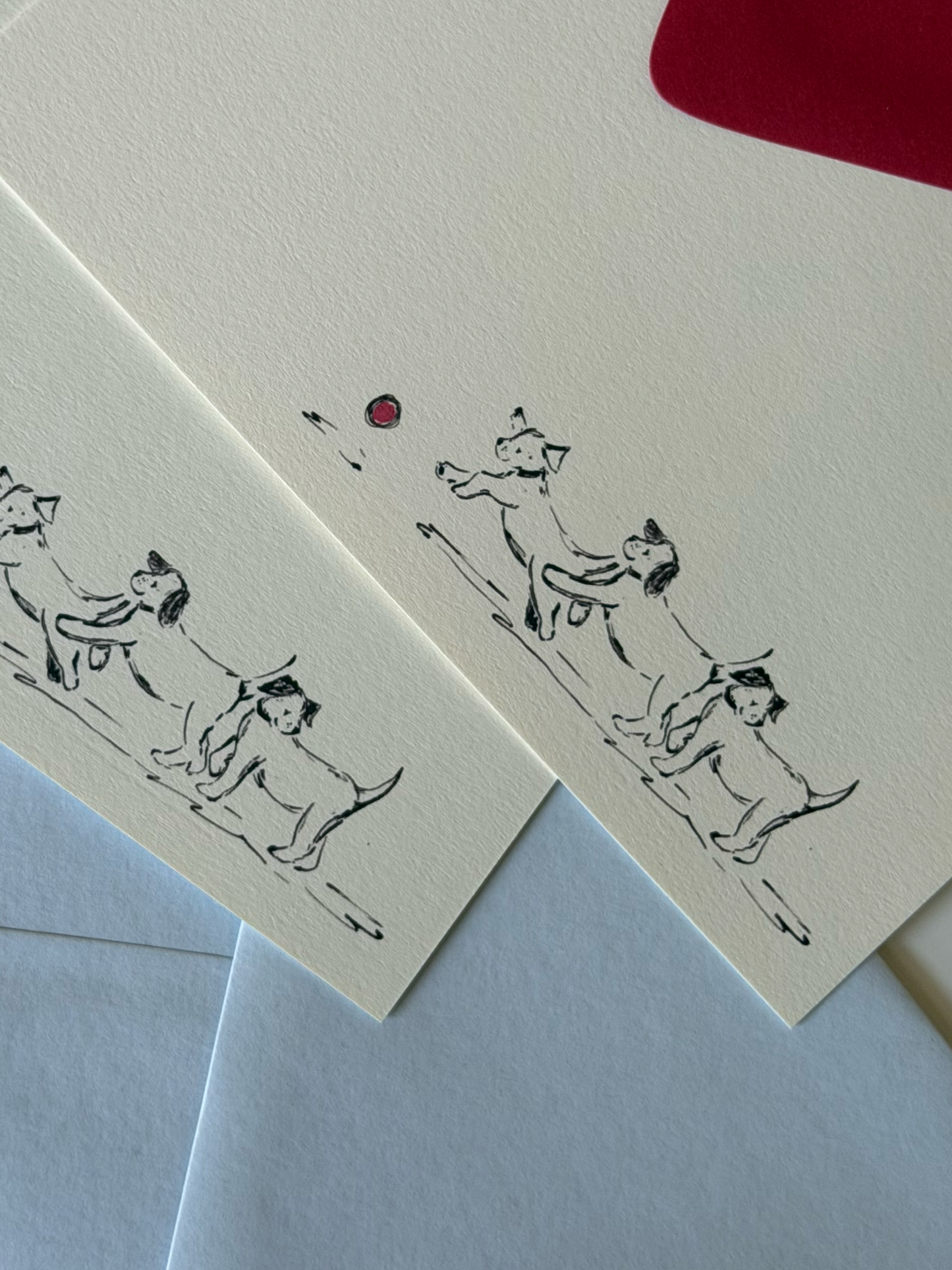 Playful Puppies Stationery Set
