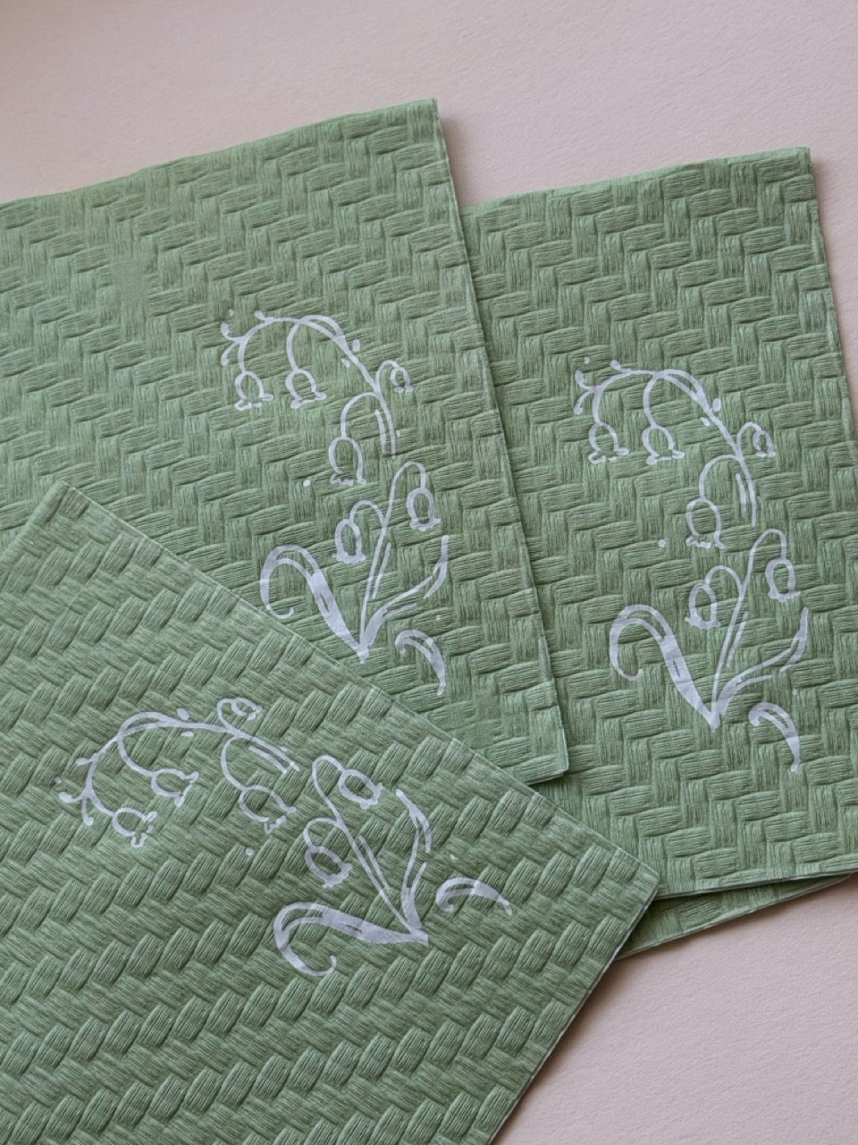 Lily of Valley - Spring Green Woven