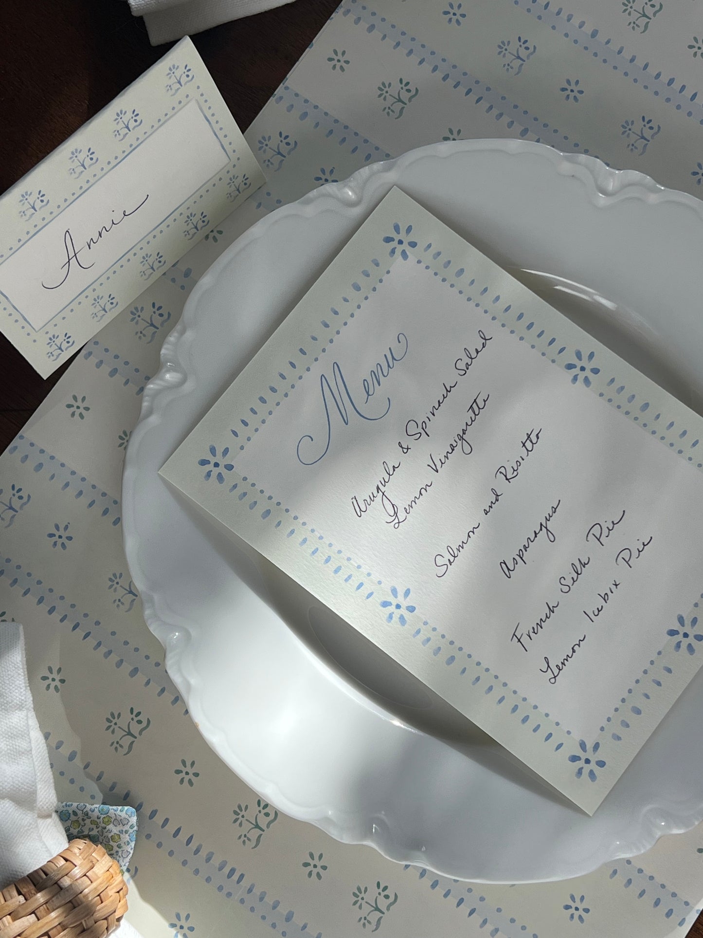 Paper Menus