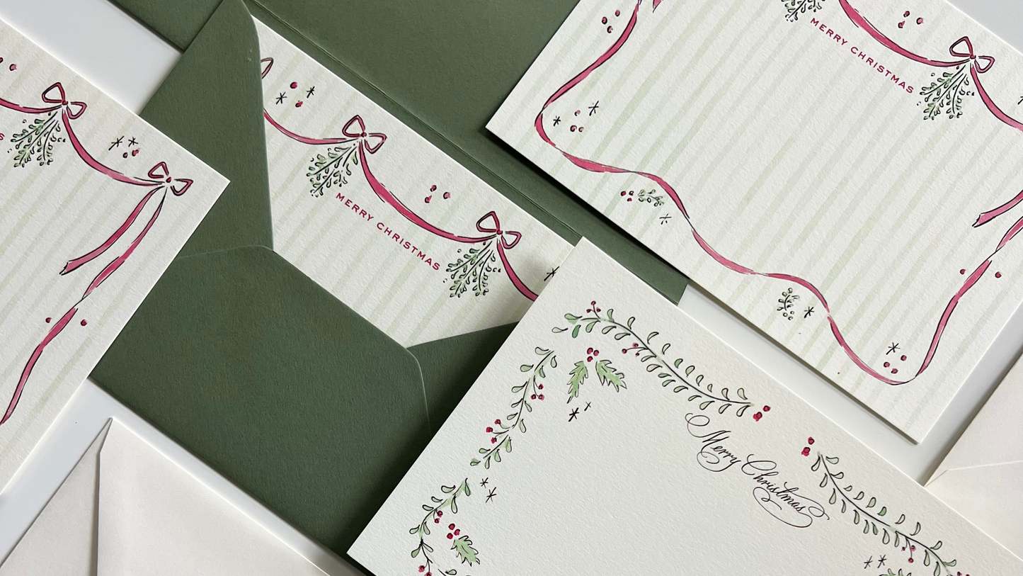 Mistletoe Stationery Set