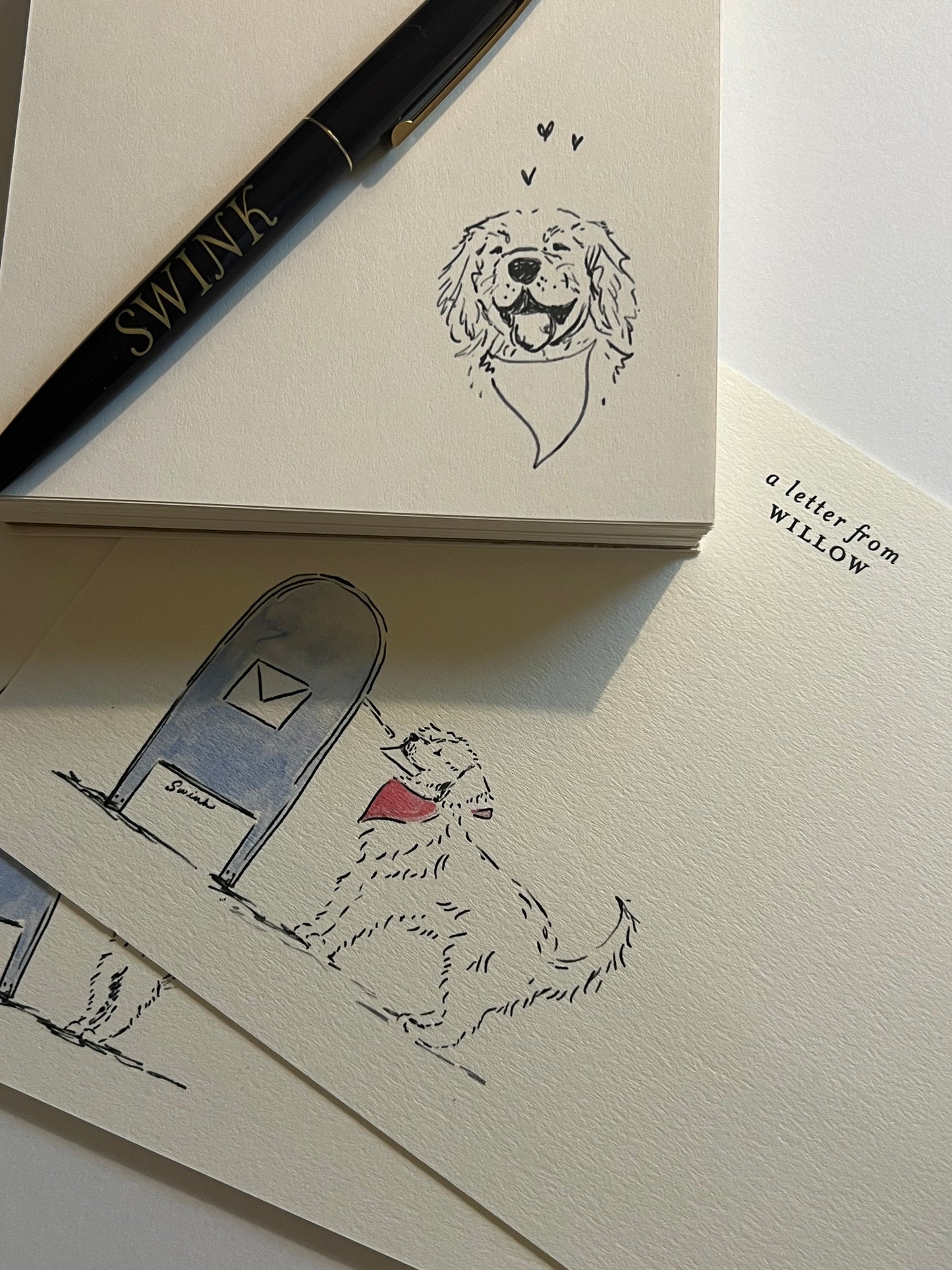 Pawstal Box Stationery Set - Winston