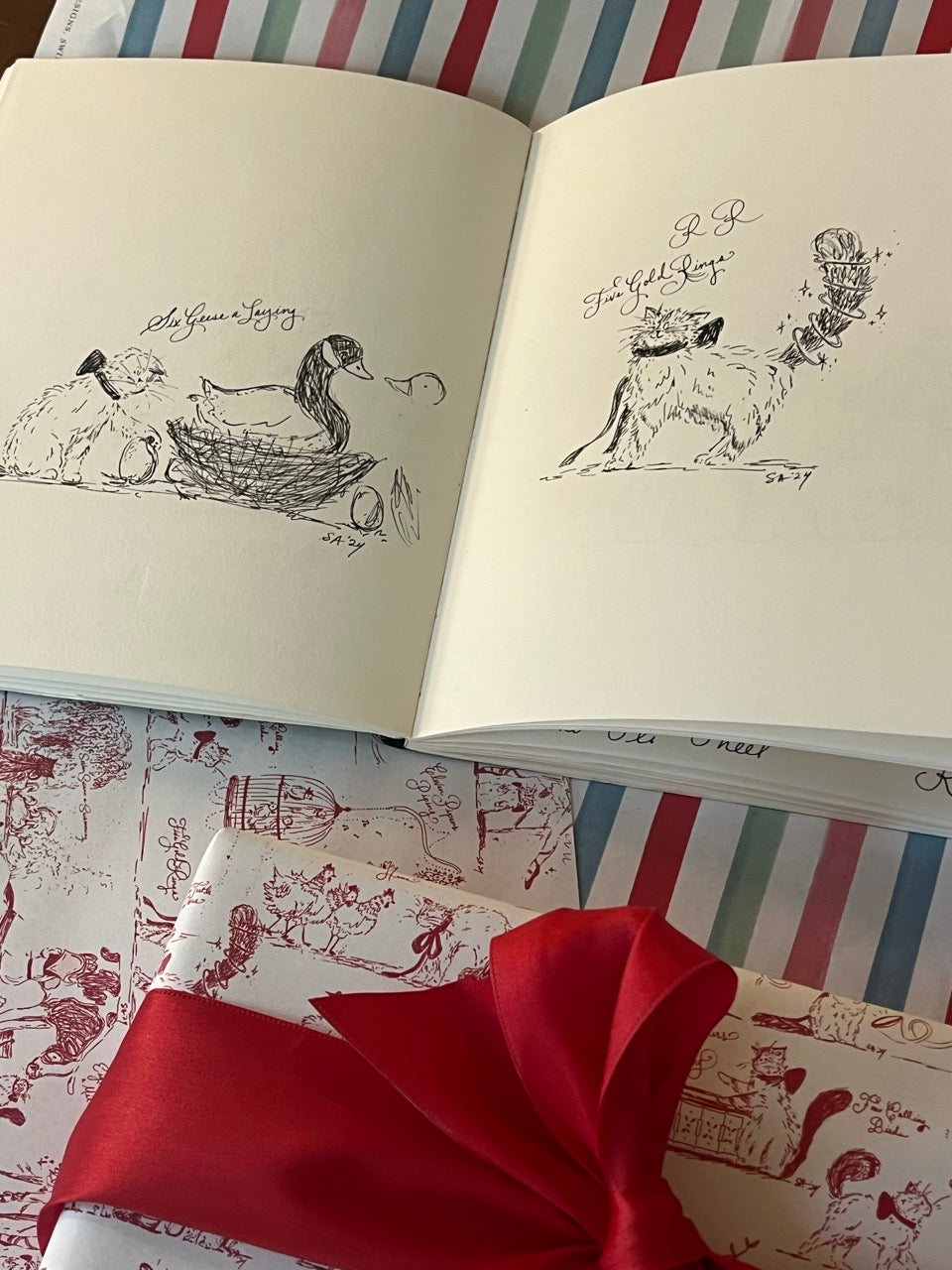 Kiko 12 Days of Christmas Gift Wrap Roll