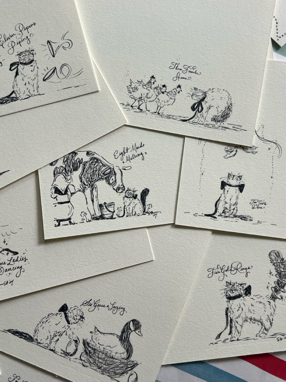 Kiko 12 Days of Christmas Stationery Set