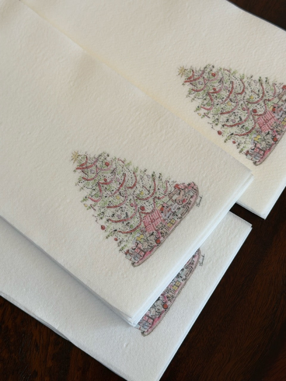 Vintage Tree Guest Paper Towels