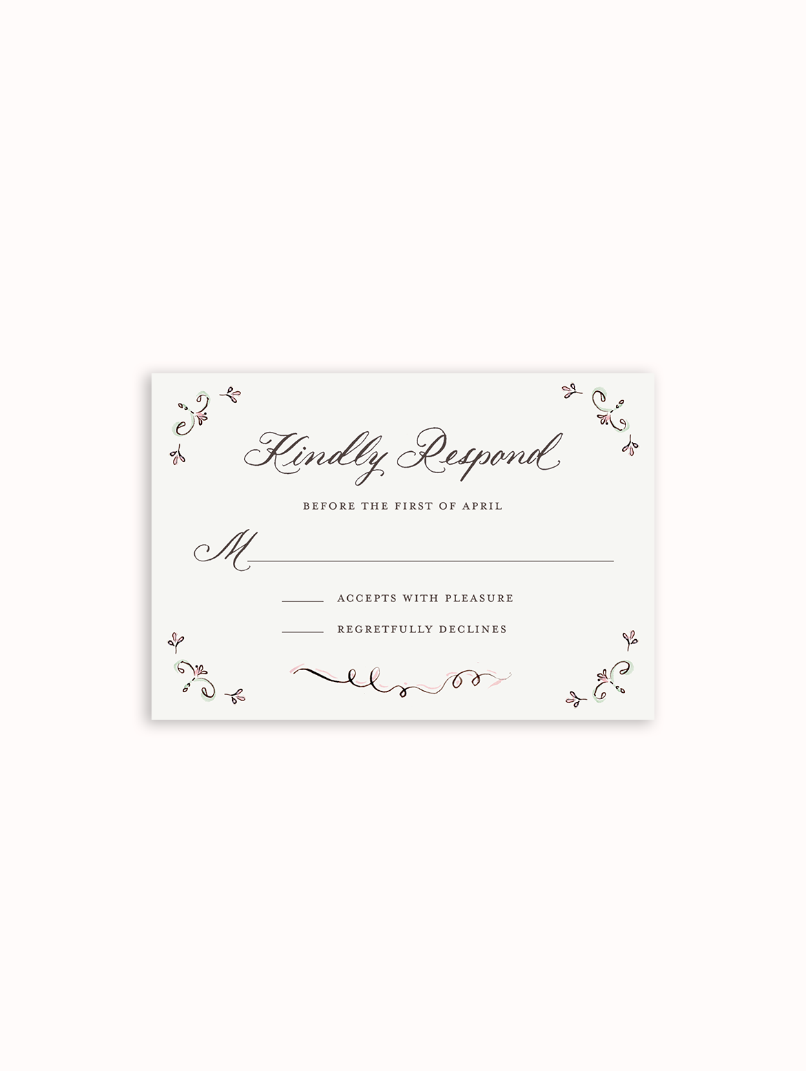 Marie Reply Card