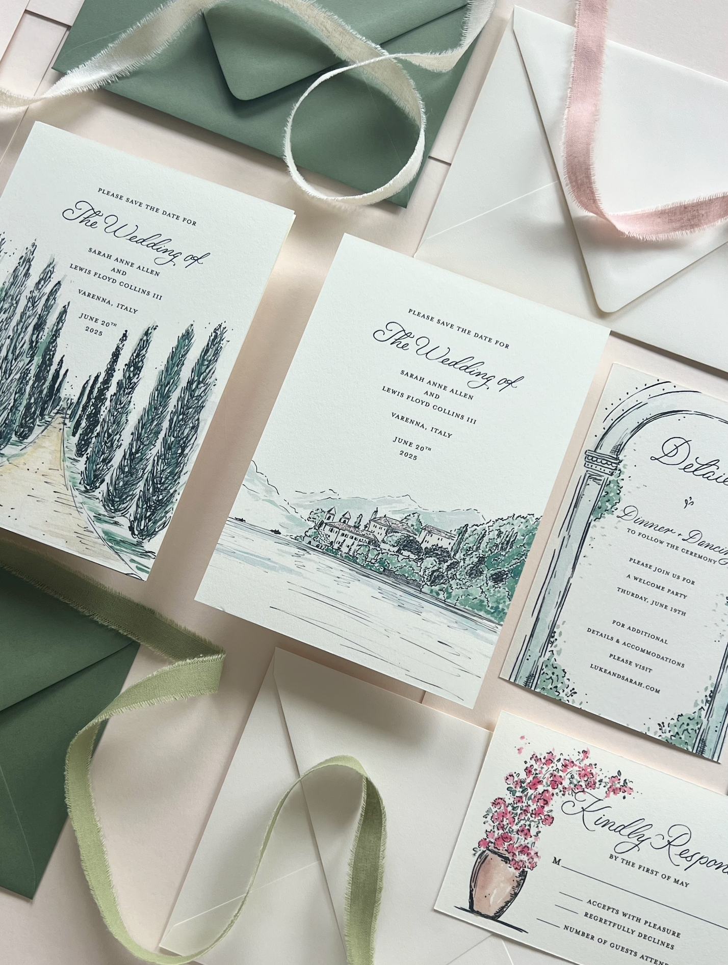 Villa Lake Main Invitation