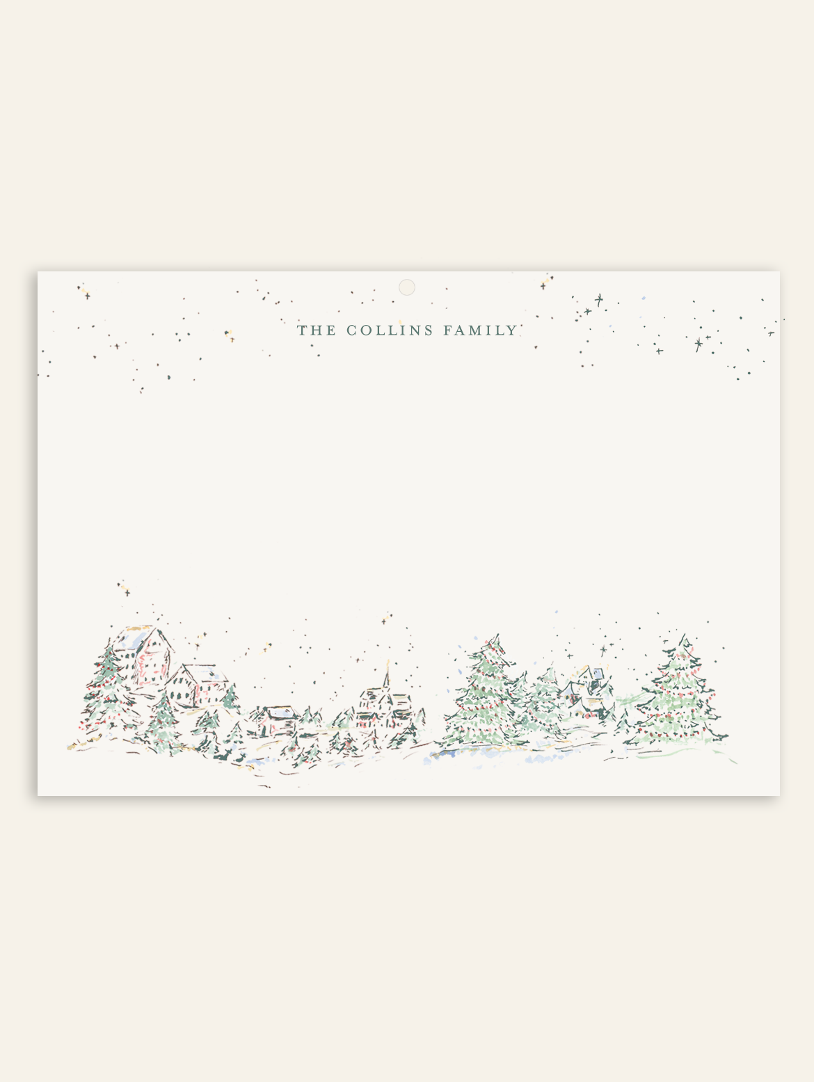 Woodland Village Stationery Set