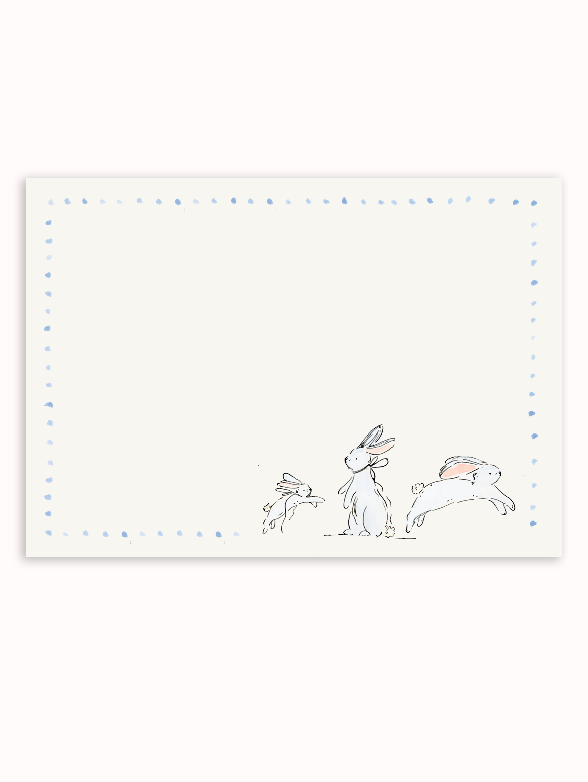 Bunny Family Stationery Set