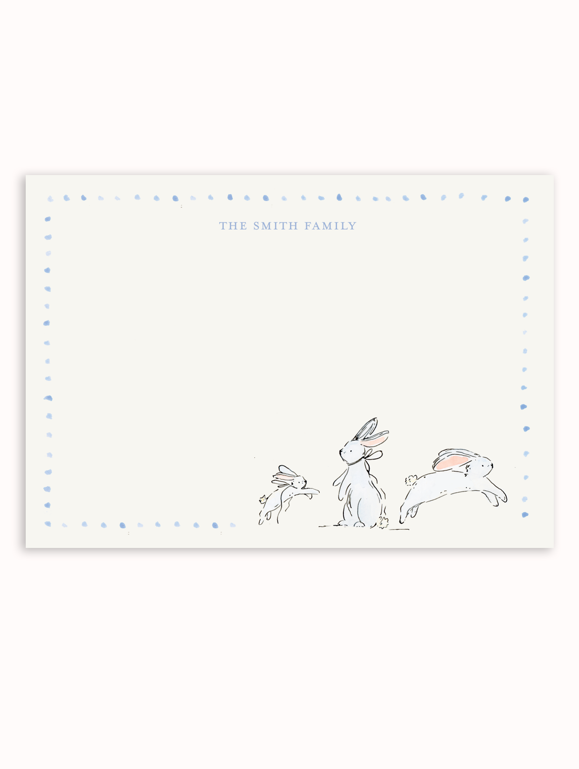 Bunny Family Stationery Set