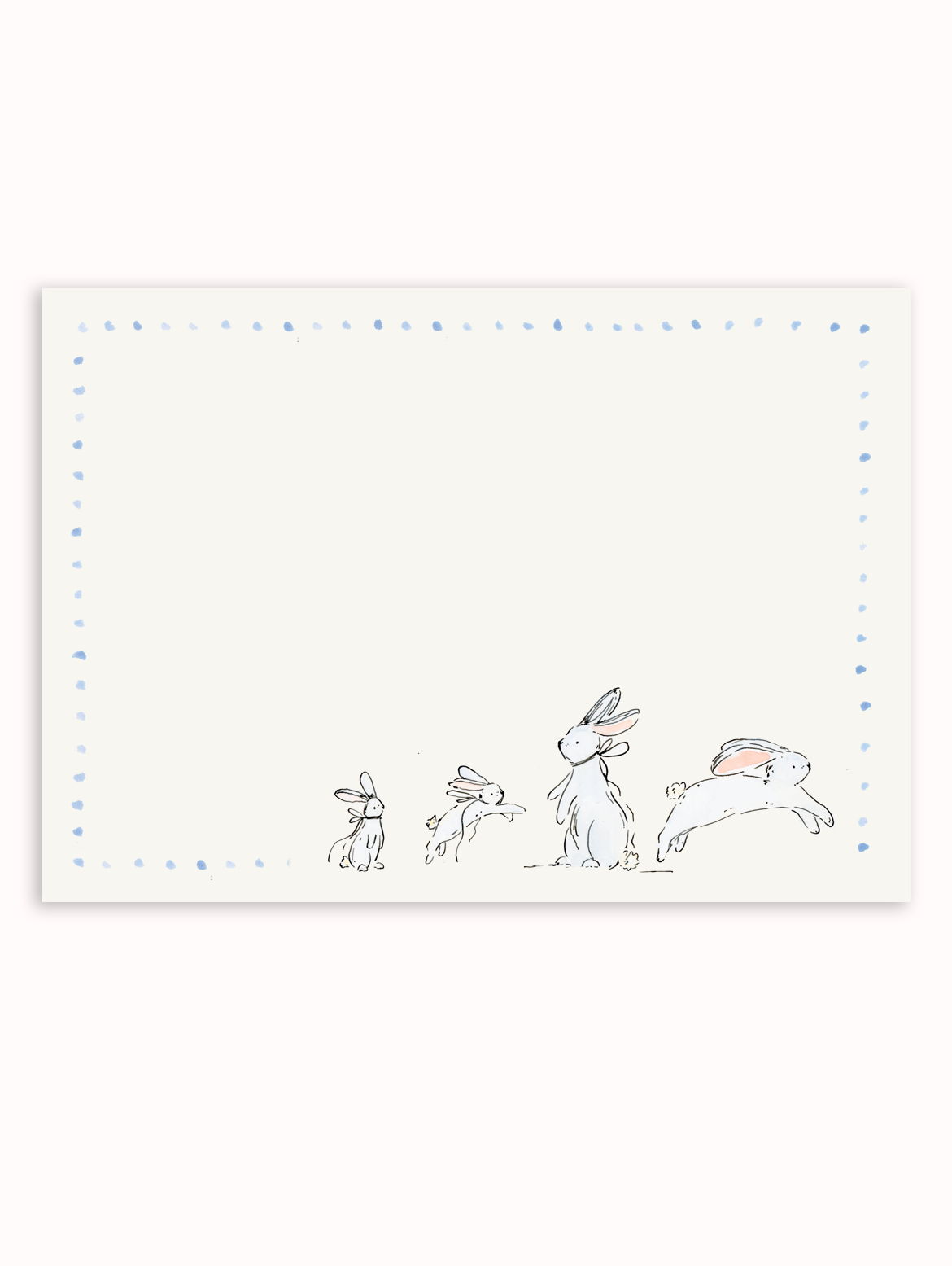 Bunny Family Stationery Set