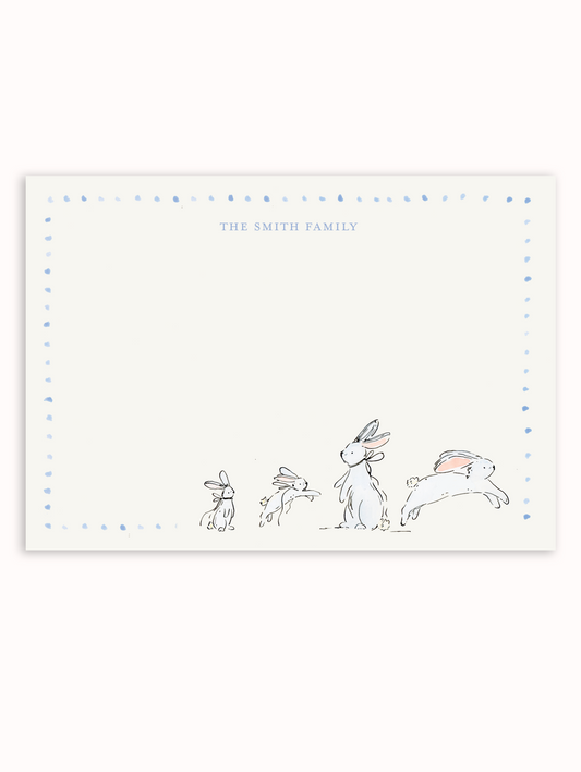 Bunny Family Stationery Set