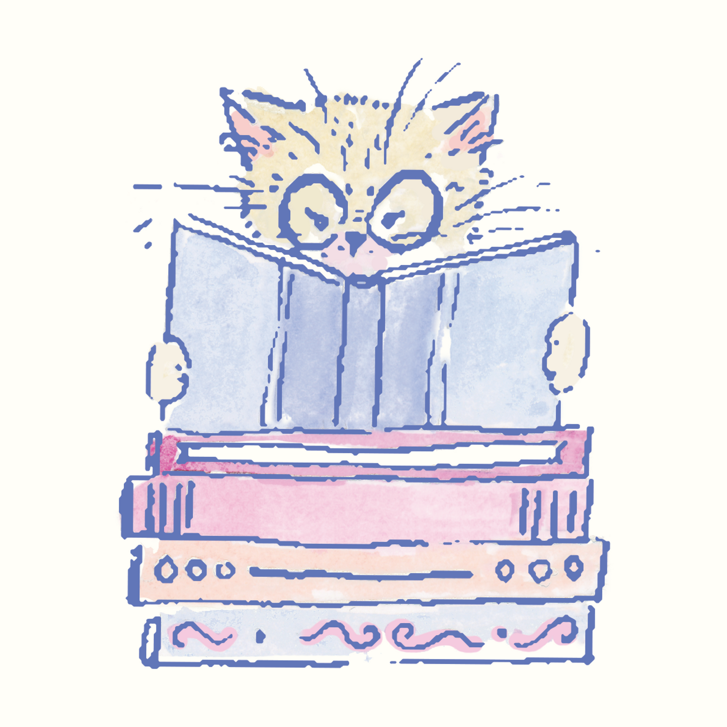 Curious Cat Stationery Set