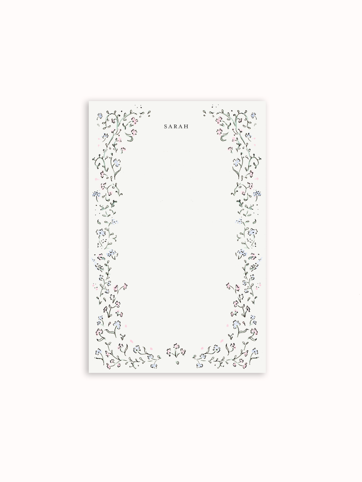 Elizabeth Border Notepad