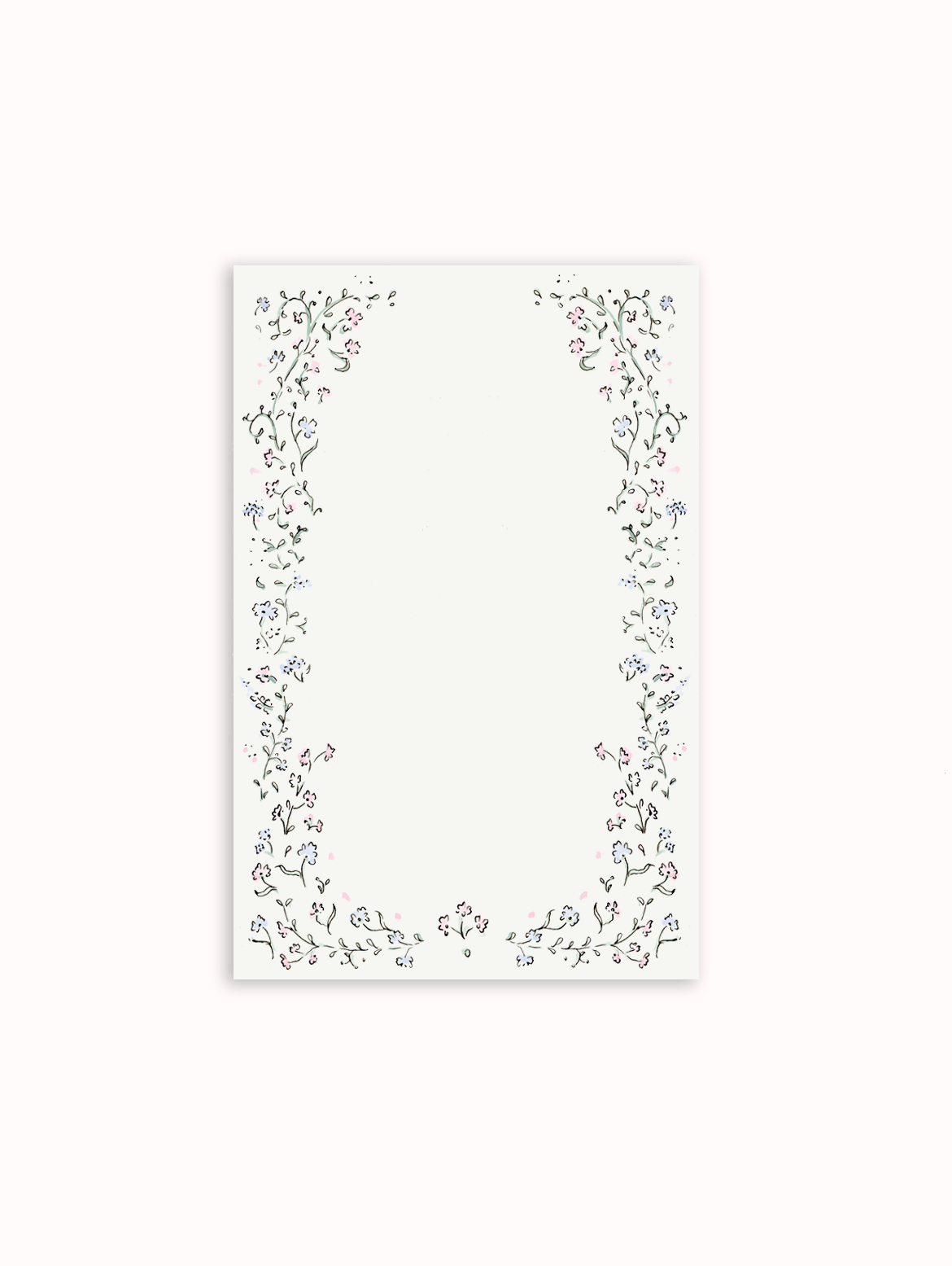 Elizabeth Border Notepad