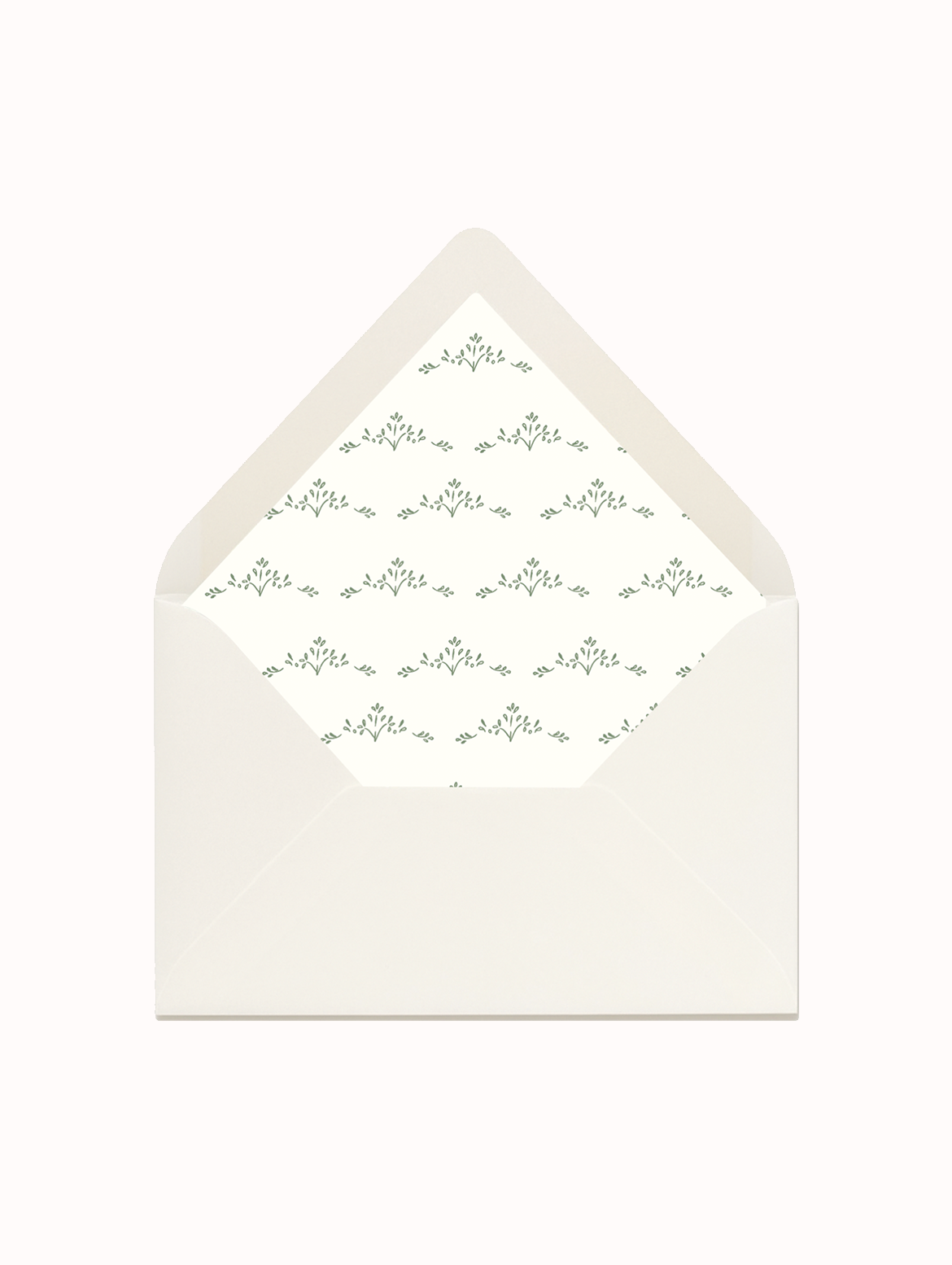 Embroidered Holiday Green Photo Christmas Card