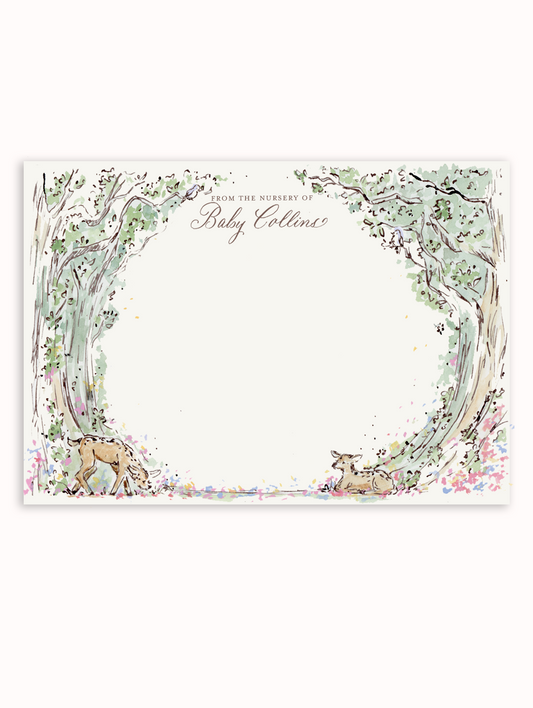Forest Fawn Stationery Set