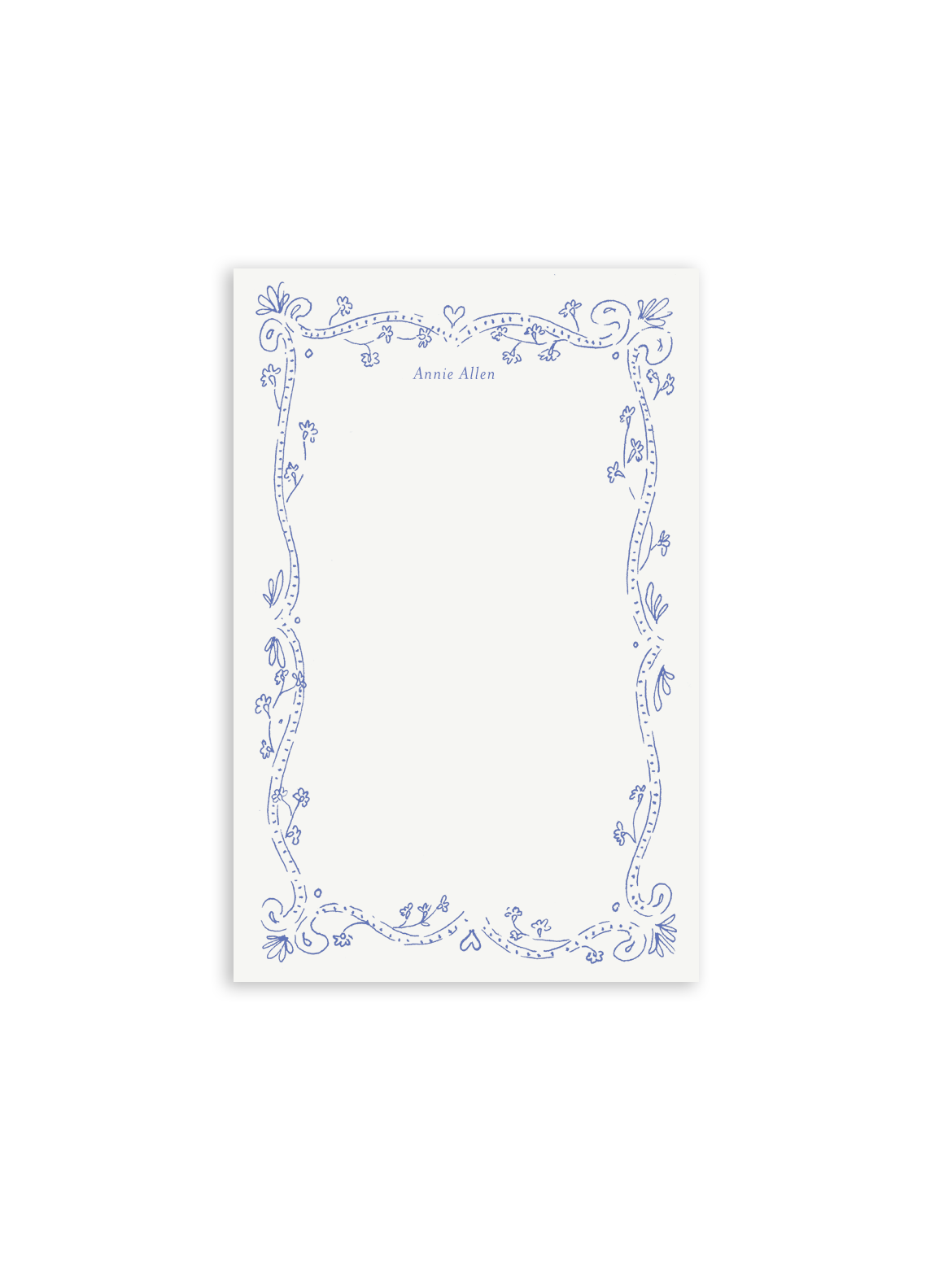Celeste Border Notepad