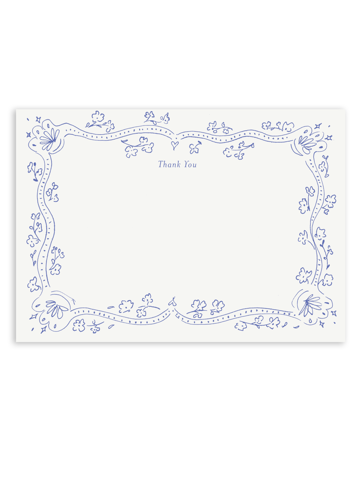 Celeste Blue Border Stationery Set