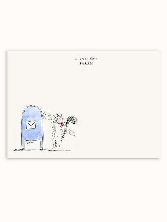 Pawstal Box Stationery Set - Kiko