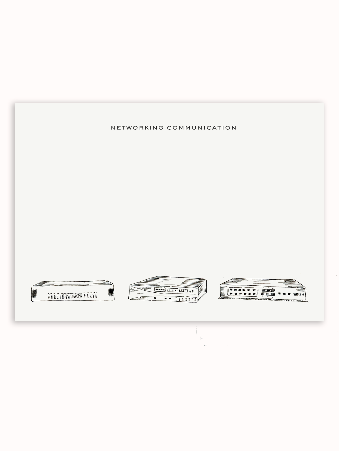 Networking Appliance Stationery Set