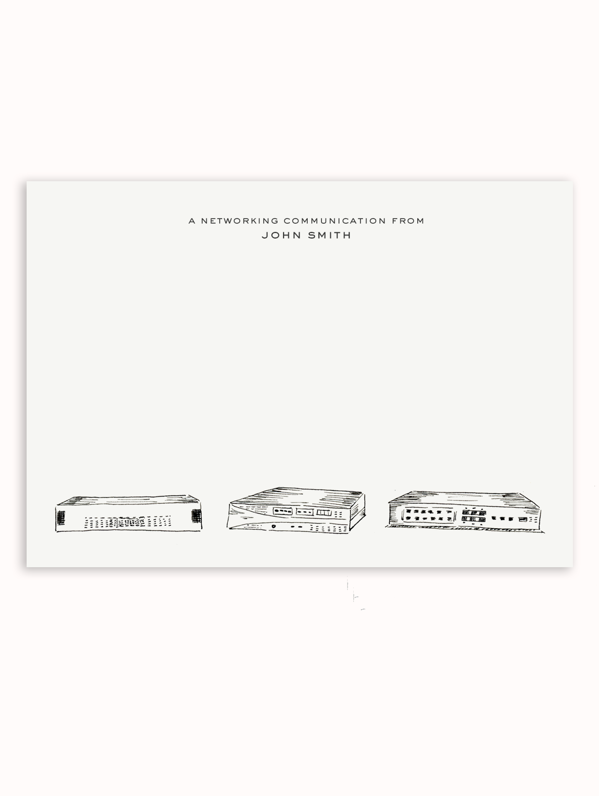 Networking Appliance Stationery Set