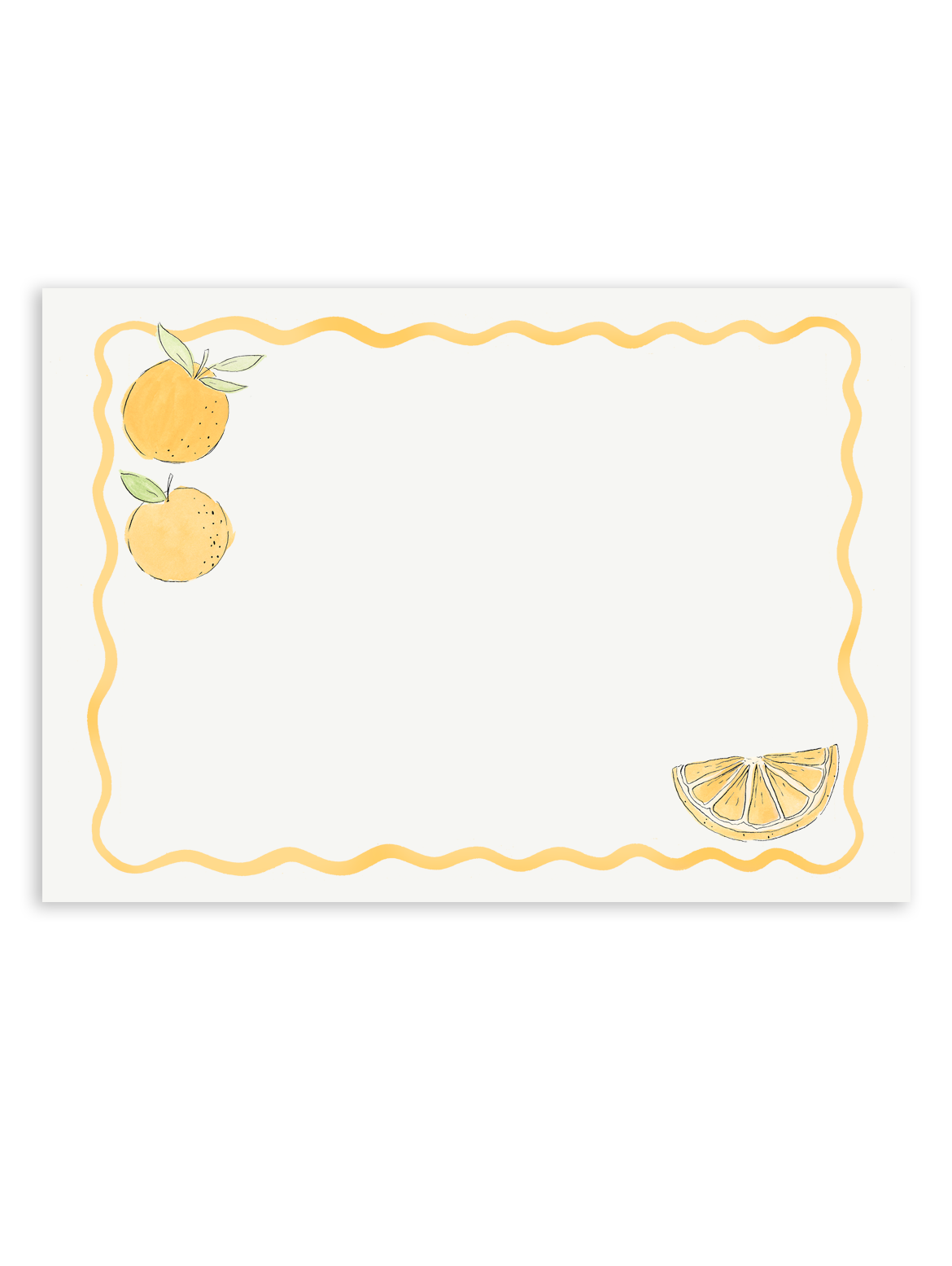 Oranges Stationery Set