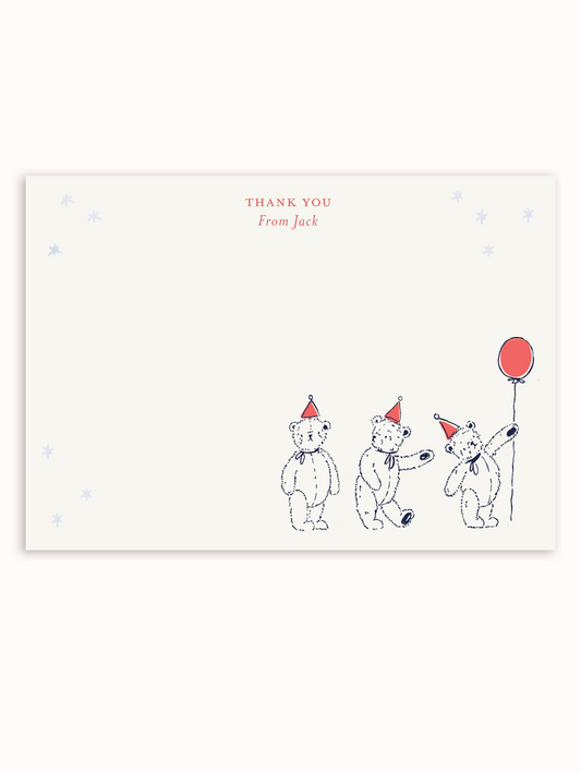 Party Bears Stationery Set