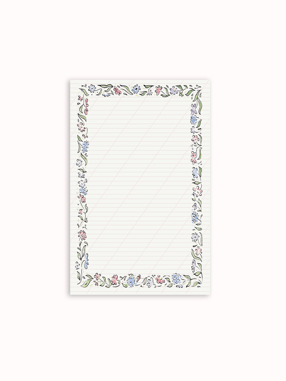 Penmanship Notepad Carmel