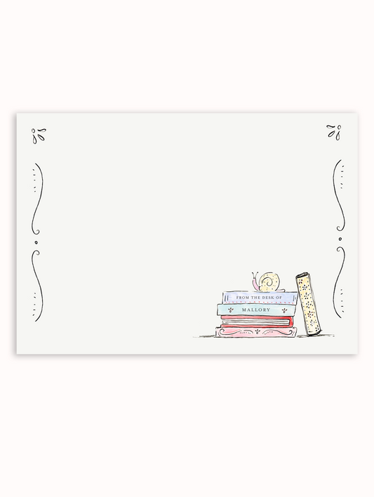 Stack of Books Stationery Set