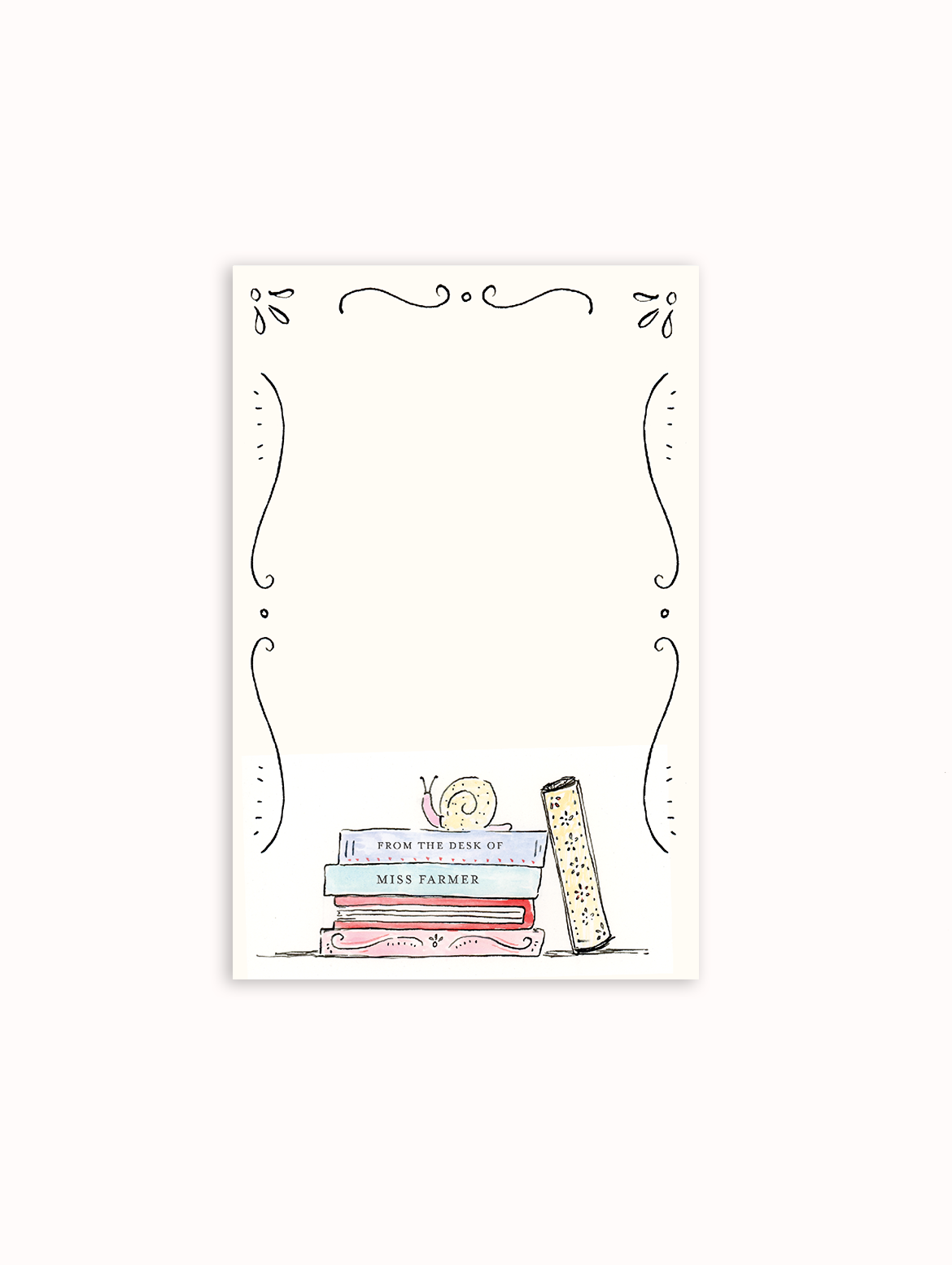 Stack of Books Notepad