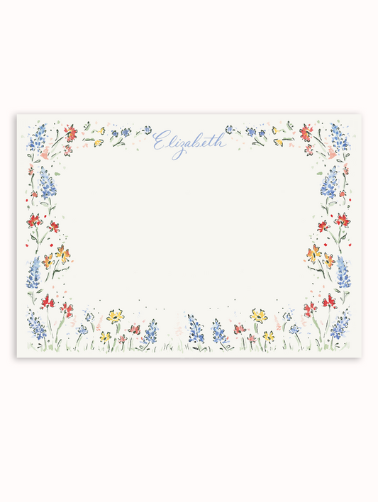 Texas Wildflowers Stationery Set