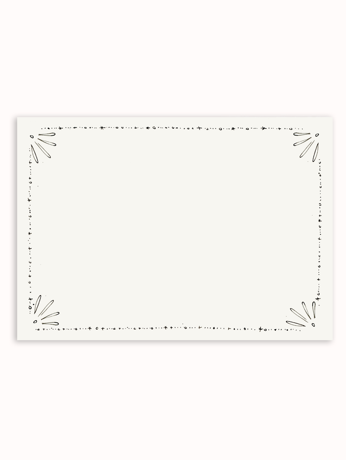 Vintage Deco Border Stationery Set