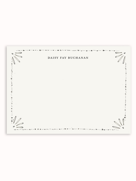 Vintage Deco Border Stationery Set