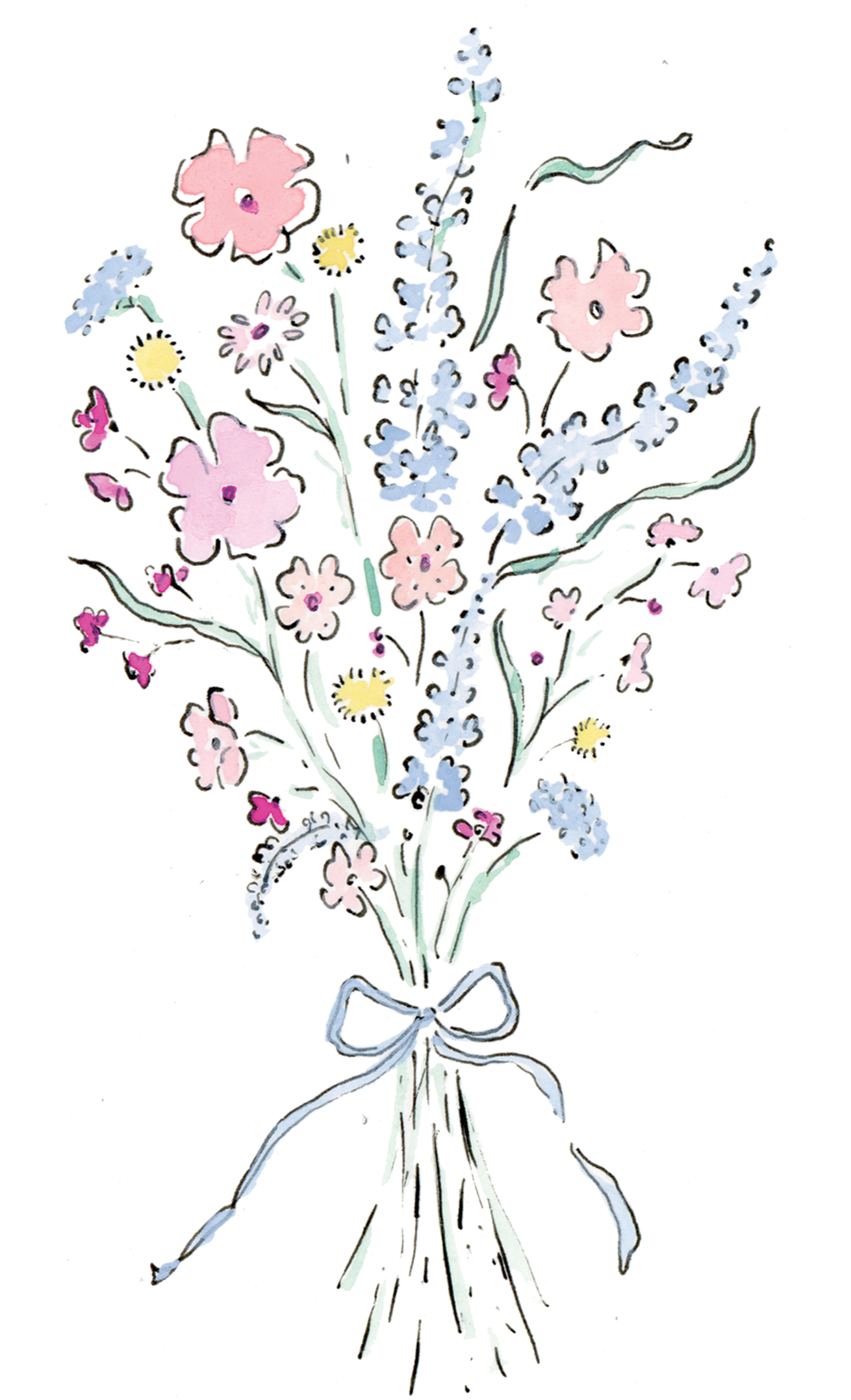 Wildflower Bouquet Stationery