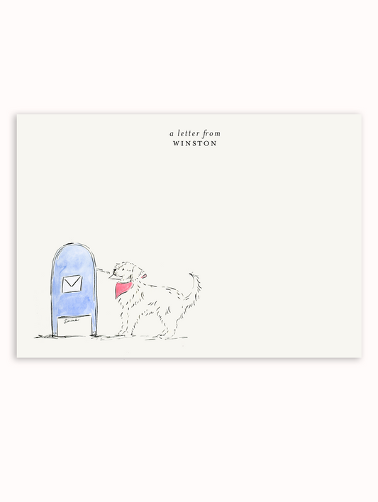 Pawstal Box Stationery Set - Winston