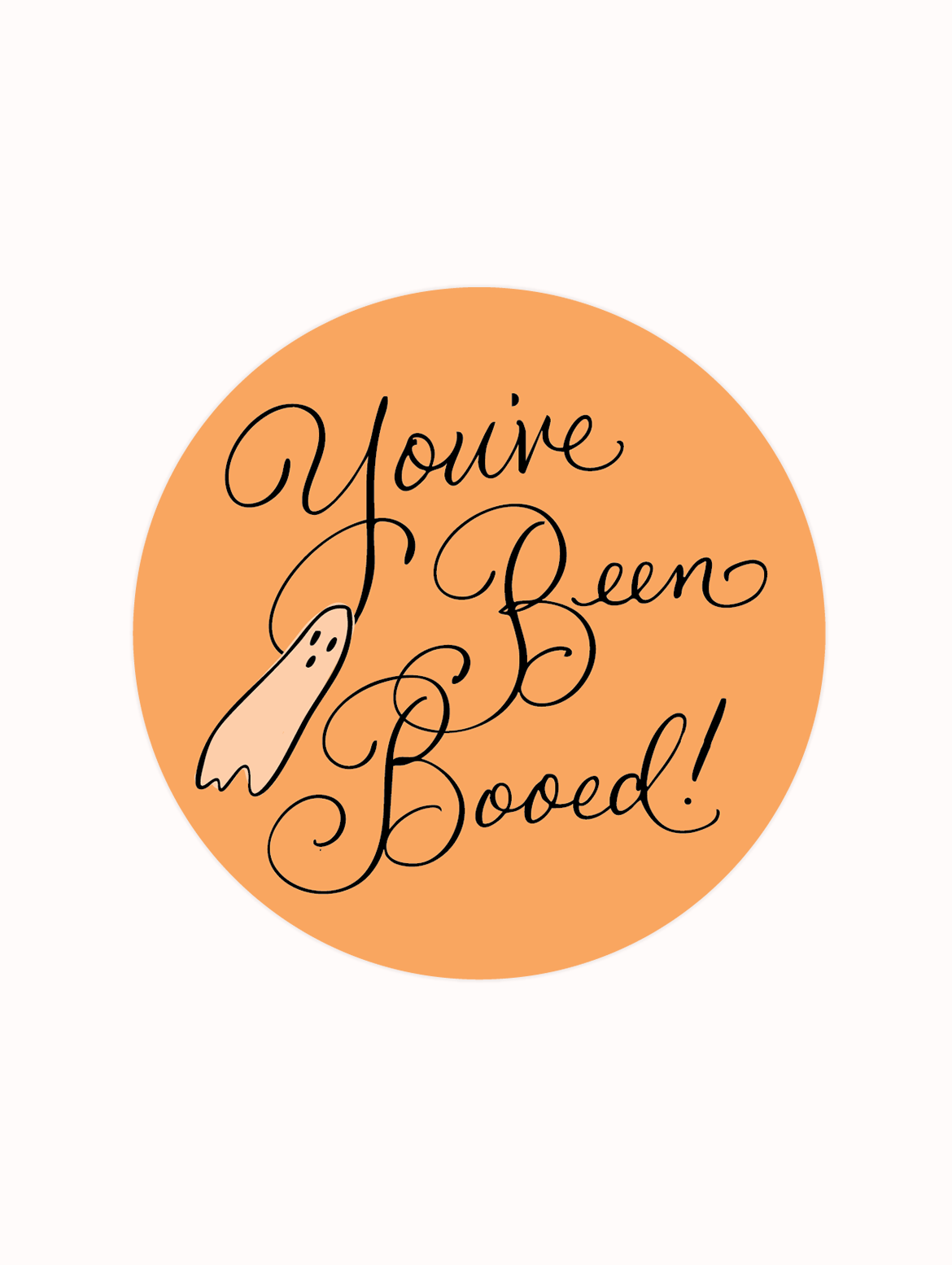 You've Been Booed Sticker