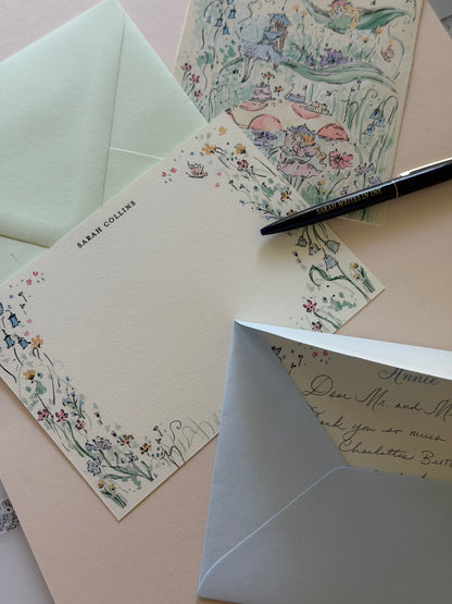 Fairy Garden Stationery Set