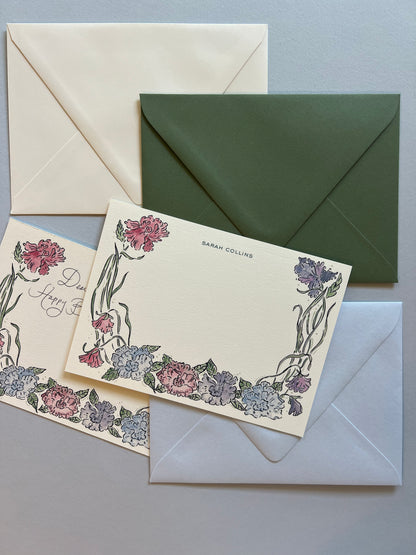 Vintage Blooms Stationery Set