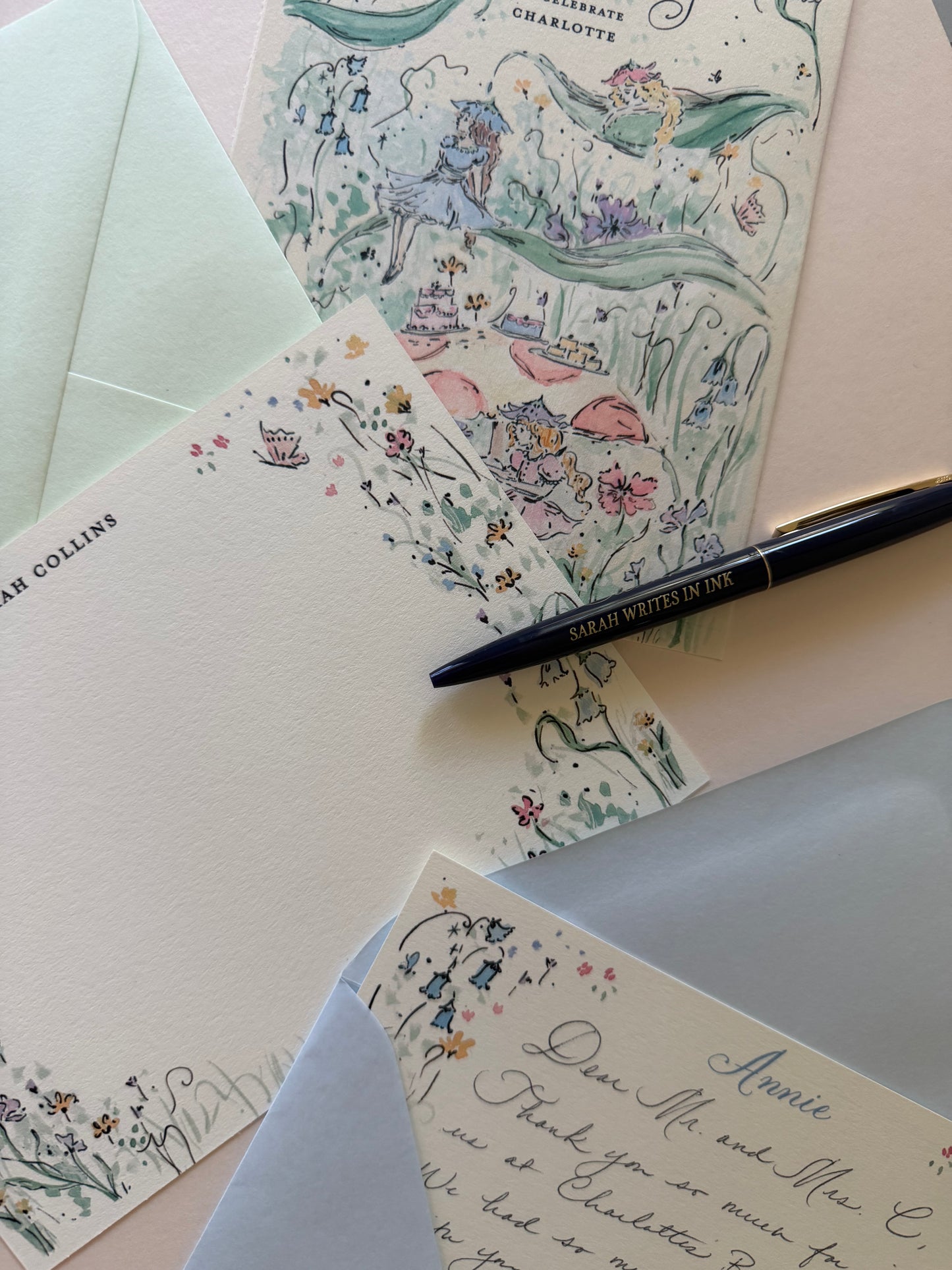 Fairy Garden Stationery Set
