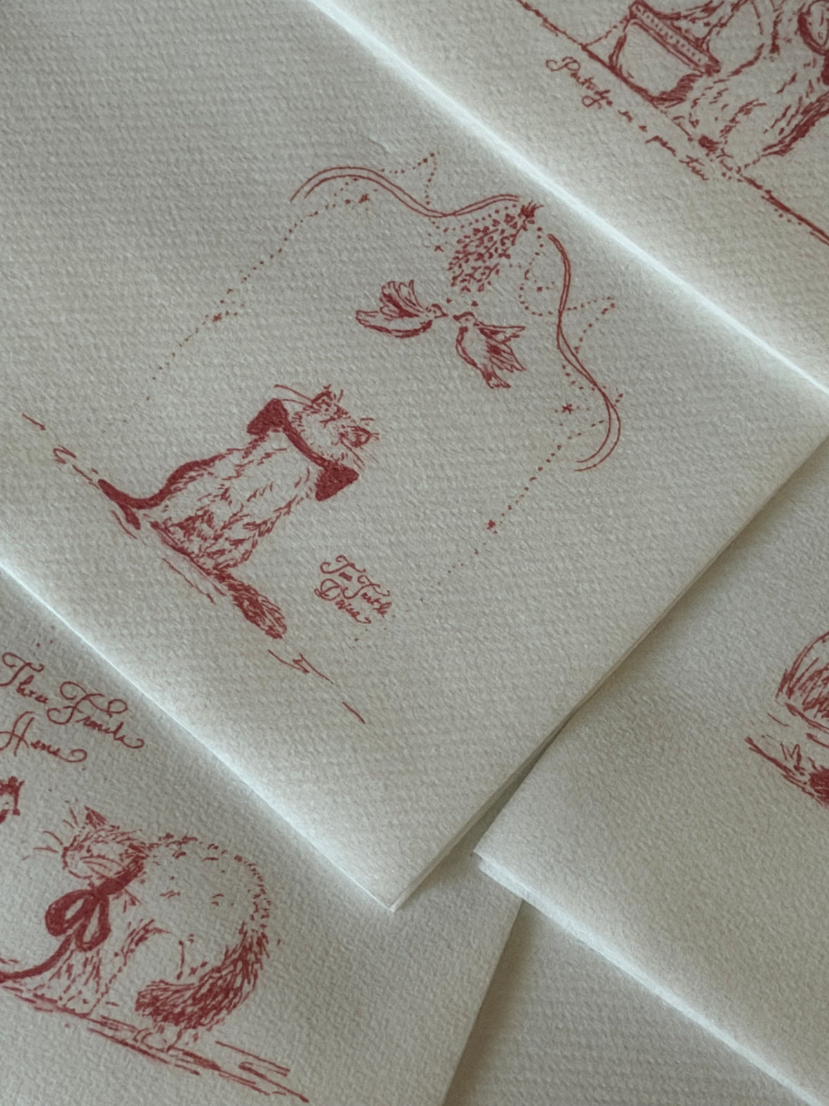 Kiko 12 Days of Christmas Paper Cocktail Napkin