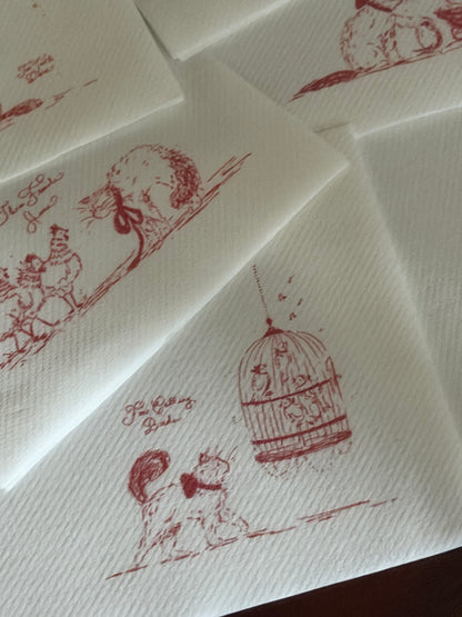 Kiko 12 Days of Christmas Paper Cocktail Napkin