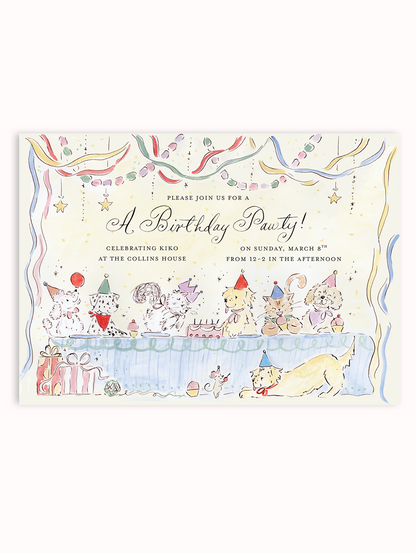 Birthday Pawty Invitation