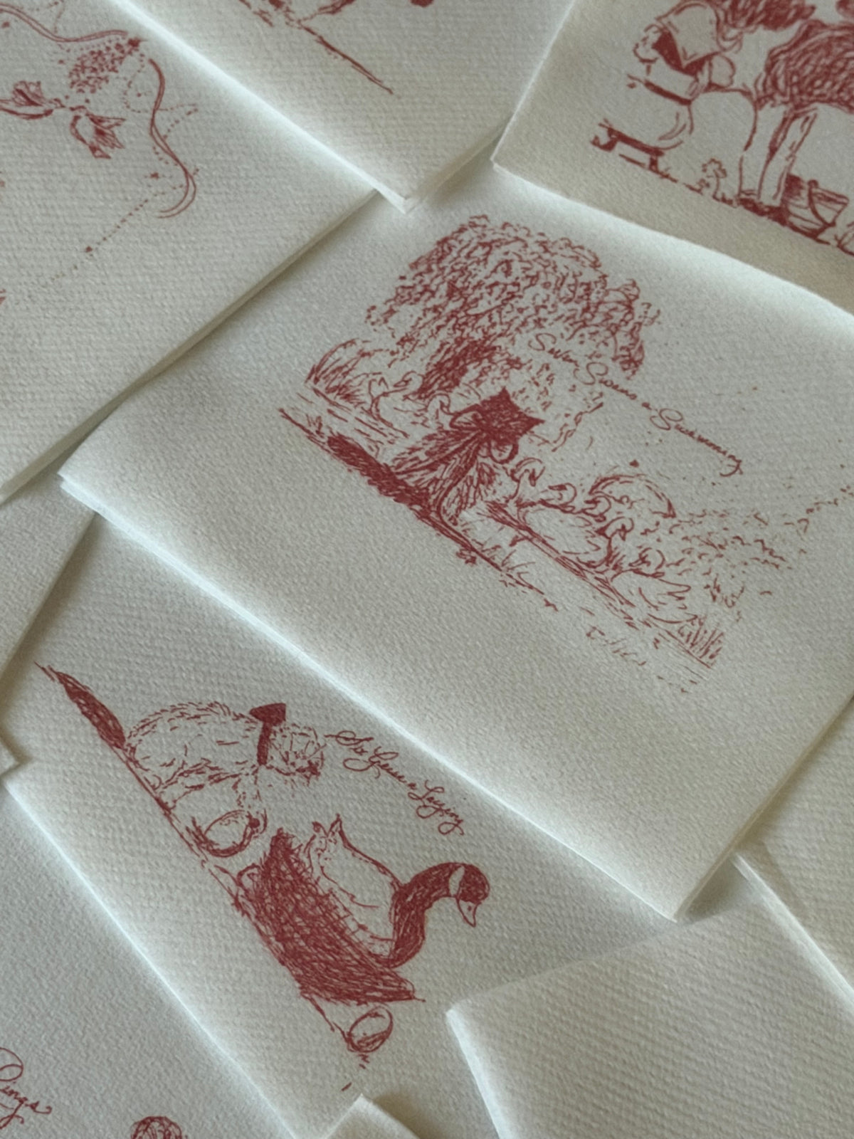 Kiko 12 Days of Christmas Paper Cocktail Napkin