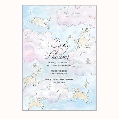 Counting Sheep Semi Custom Card